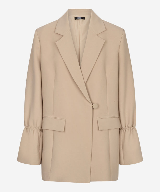 Jenan Blazer met geplooide details op mouw van Ibana