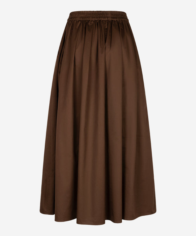 Sanai Skirt midi bruin voor dames van Ibana