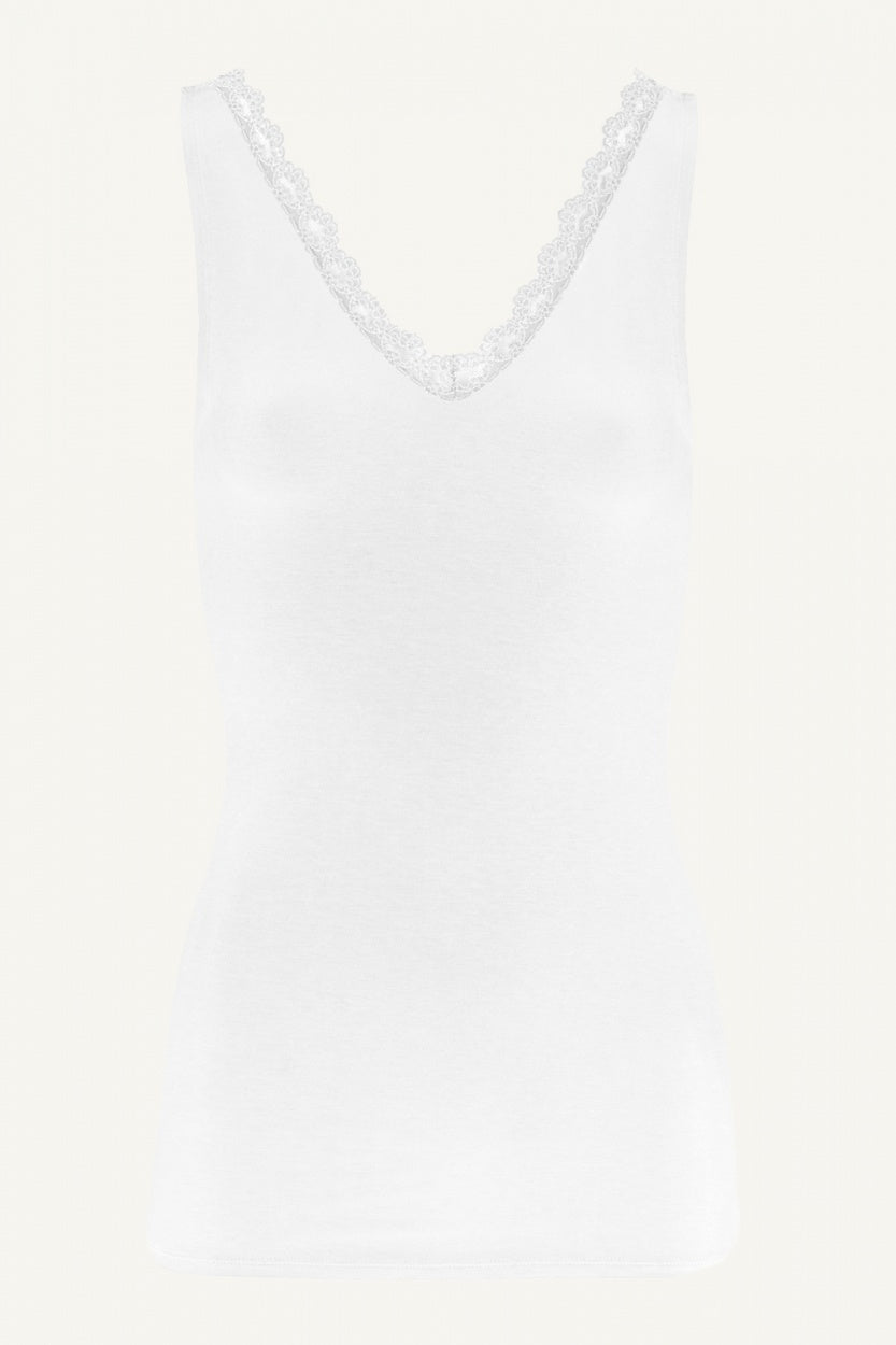 Lace singlet - Off white