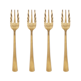 Urban Nature Culture fork gold, set of 4, in gift pack