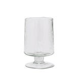 UNC Wine Glass Hammered Transparant