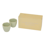 107778 Good Morning Egg Cup, set of 2, in giftpack - Pale Green
