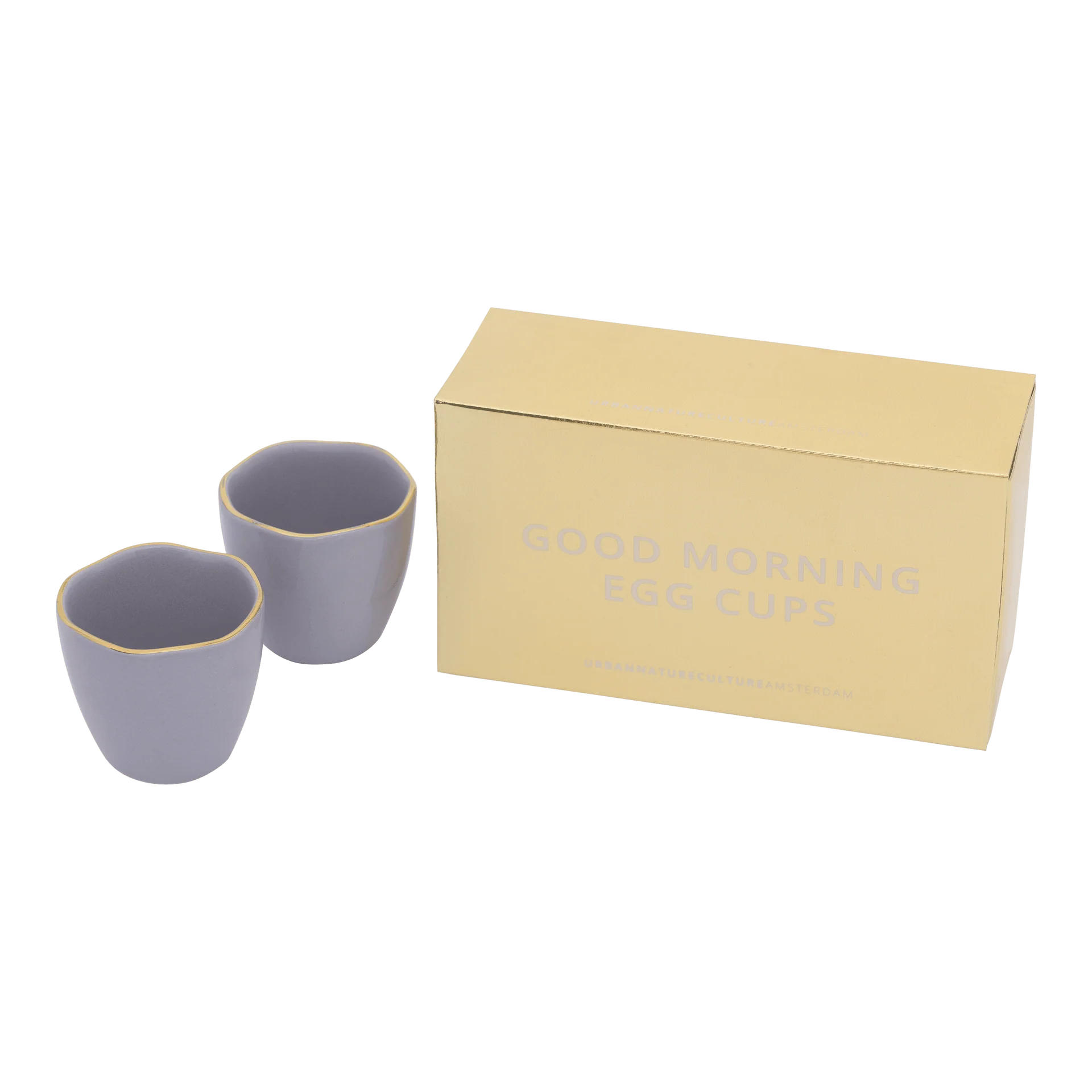 107780 Good Morning Egg Cups, set of 2, in giftpack - Lila