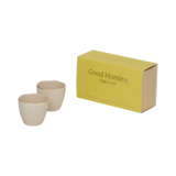 UNC Good Morning egg cup oatmeal set of 2 in gift pack