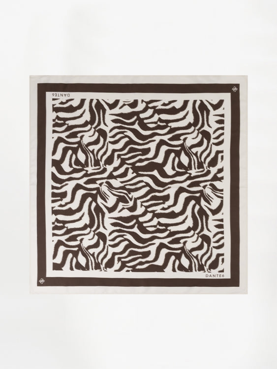 Arlo animalistic printed scarf