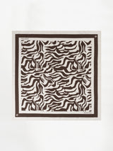 Arlo animalistic printed scarf