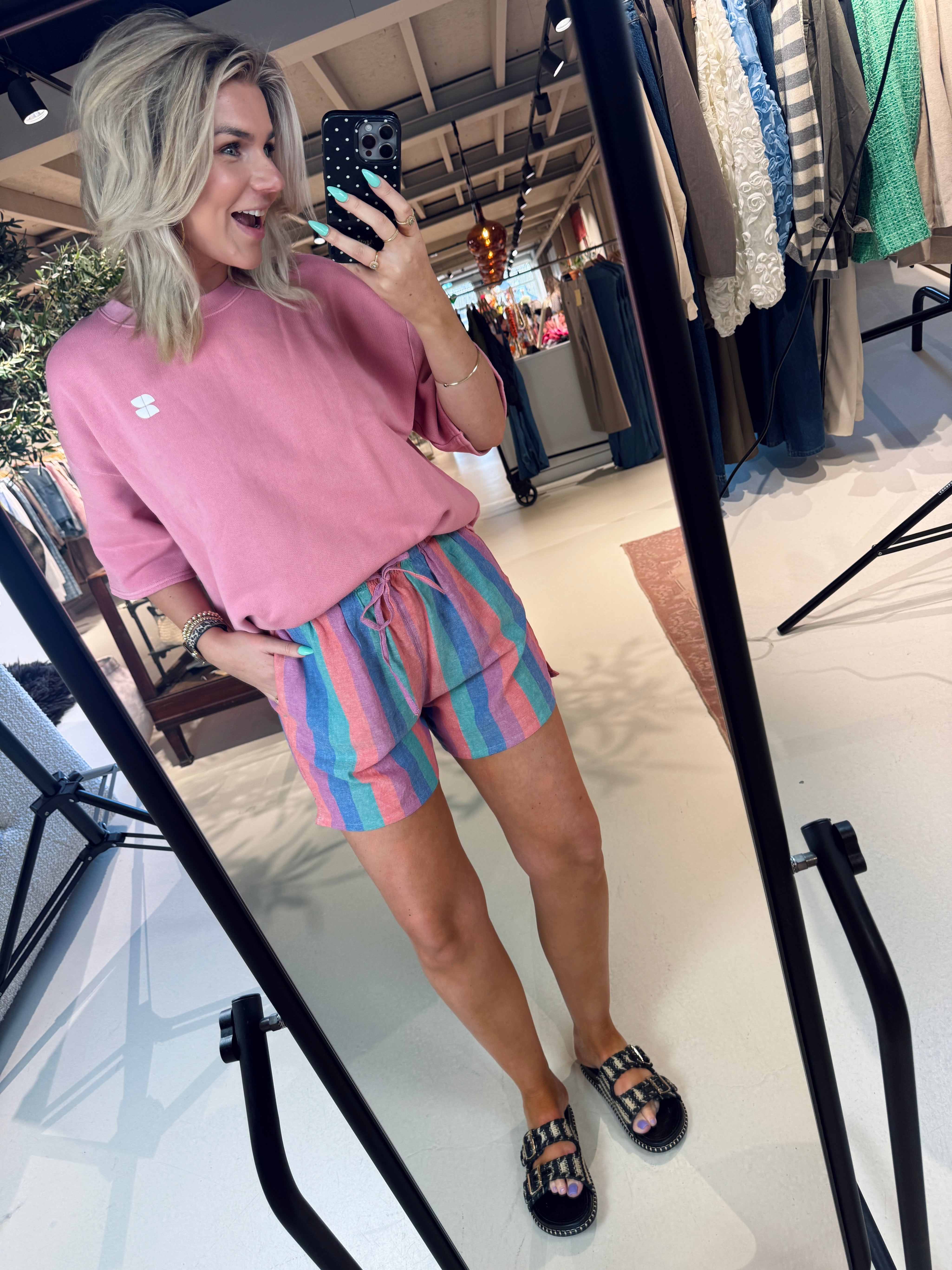 Isa rainbow shorts