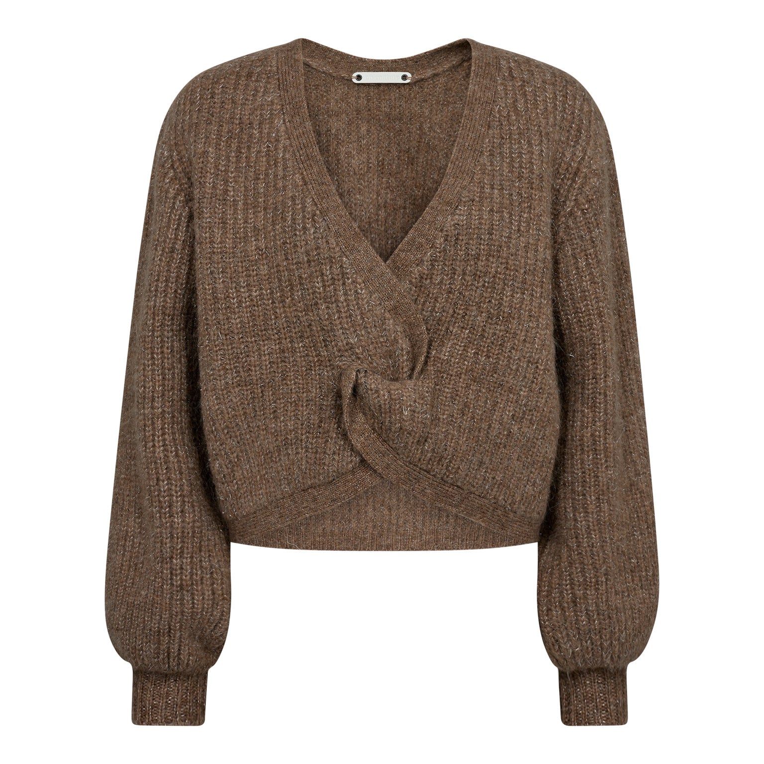 CozyCC Lurex Twist Knit - Walnut