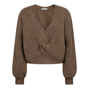 CozyCC Lurex Twist Knit - Walnut