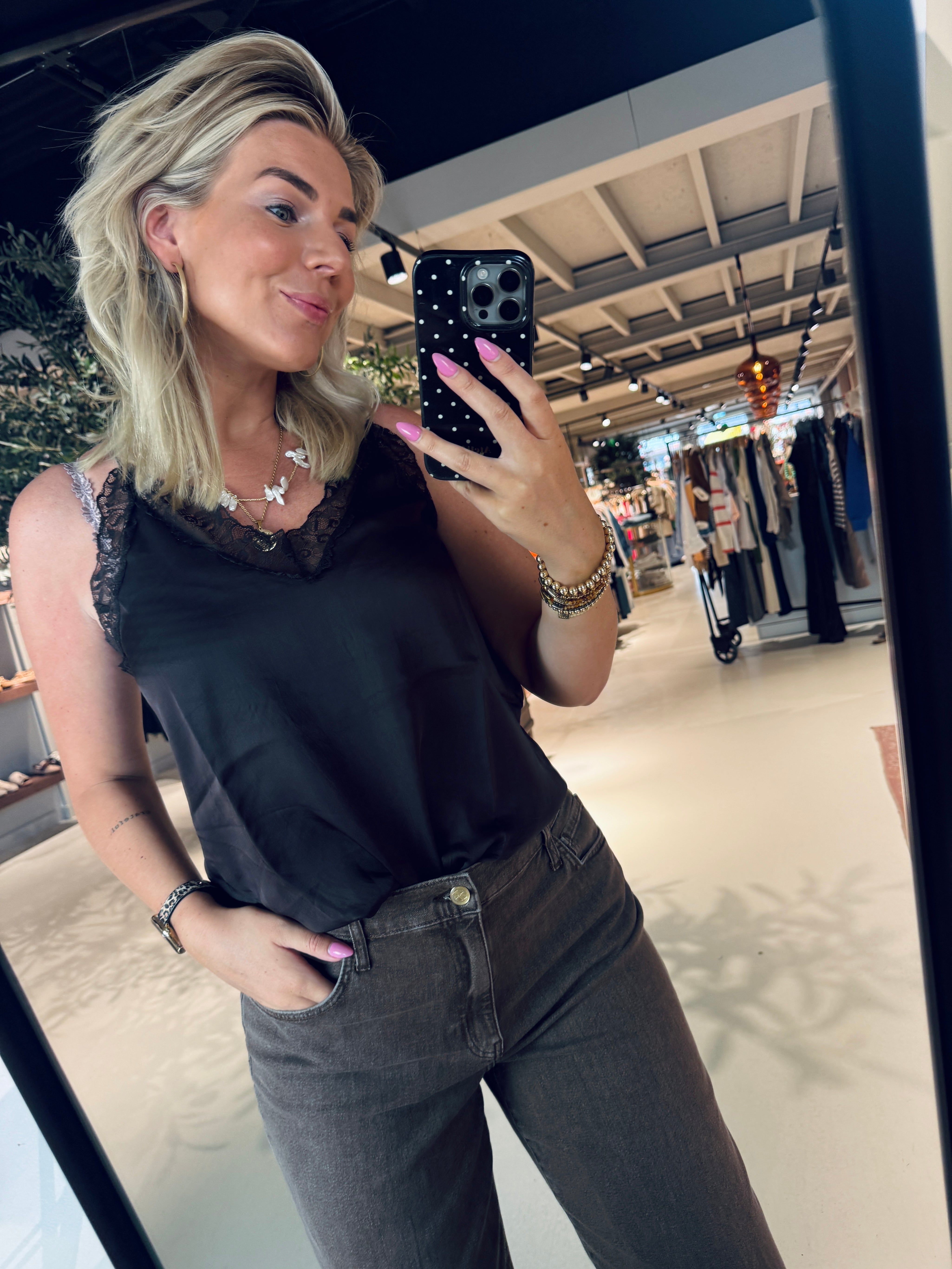 Pia Satin-Top