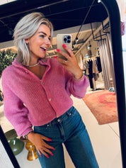 EAST19NH25 Gilet - Rose Bubble Chine