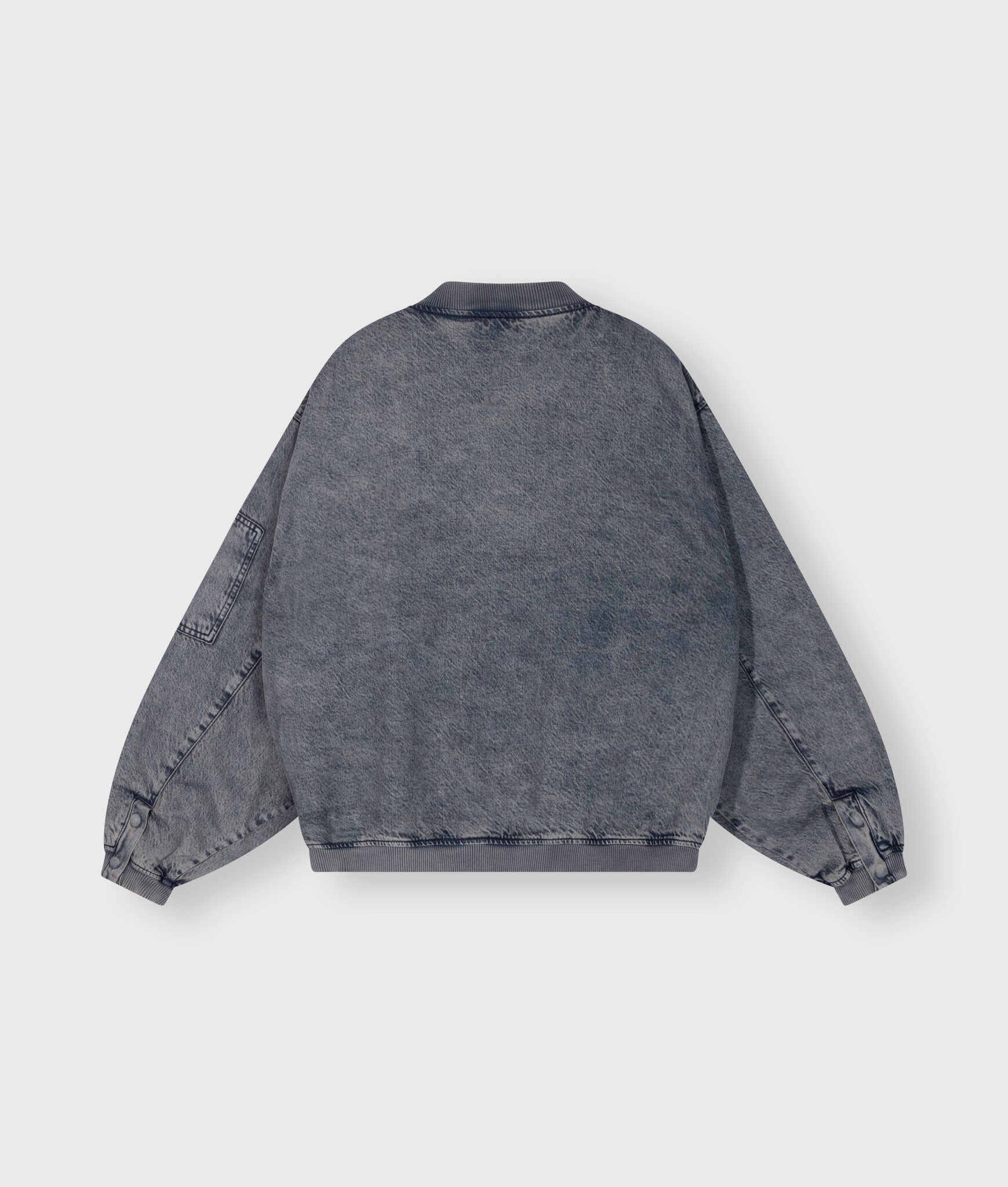 20-509-4203 Bomber jacket denim - blue denim