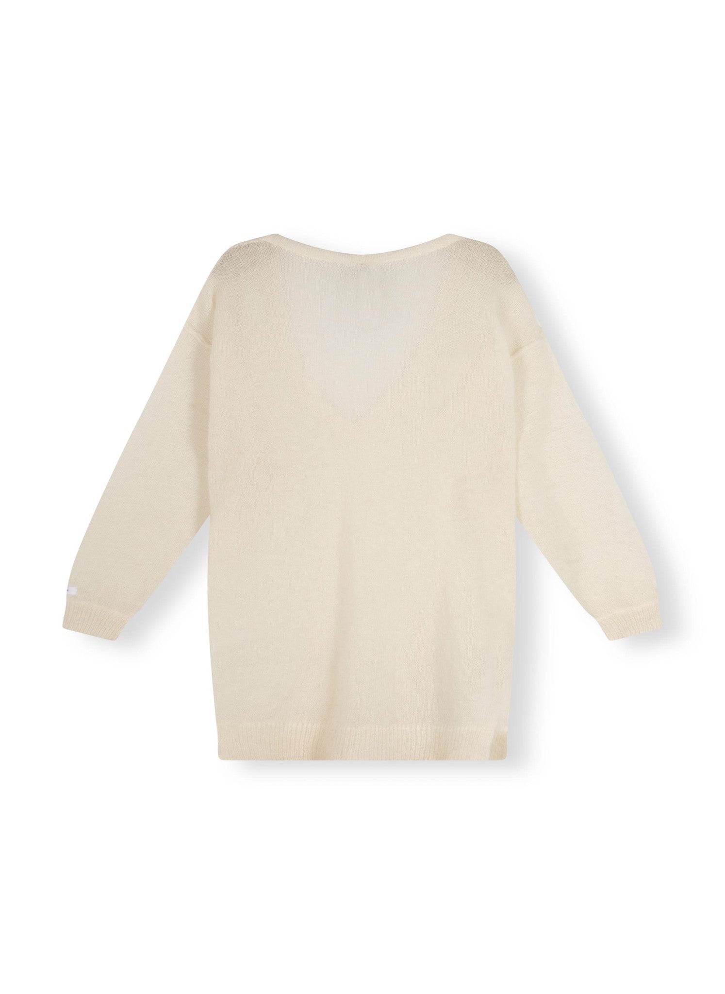 20-603-3202 V-Neck Sweater Thin Knit - Ecru