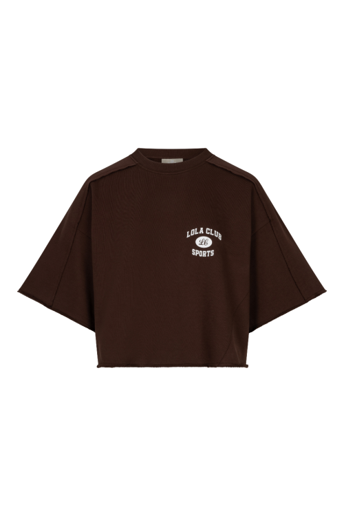 Anine Sweater in bruin en creme voor dames van The Lola Club