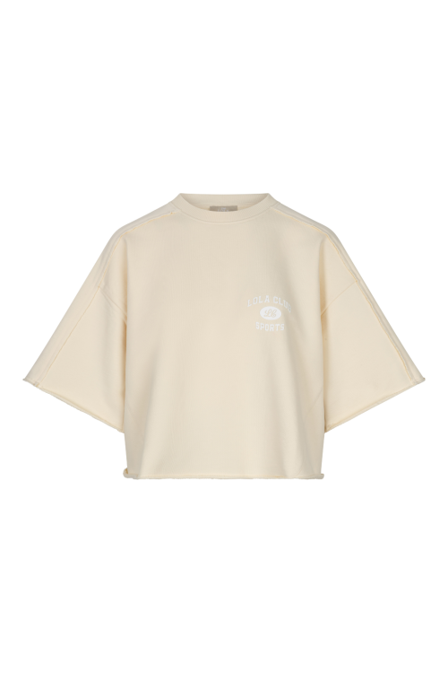 Anine Sweater in bruin en creme voor dames van The Lola Club