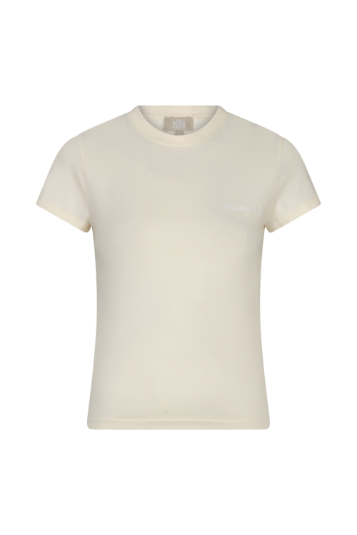 Nicole Tee in bruin en creme voor dames van The Lola Club