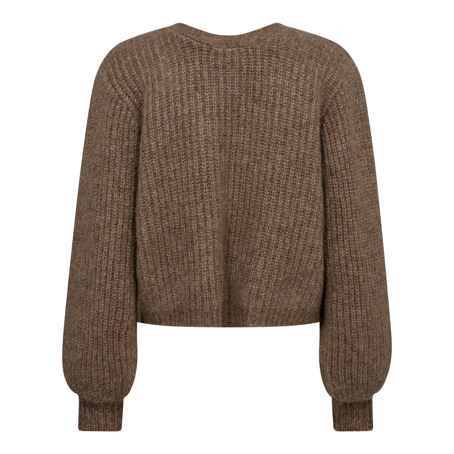 CozyCC Lurex Twist Knit - Walnut