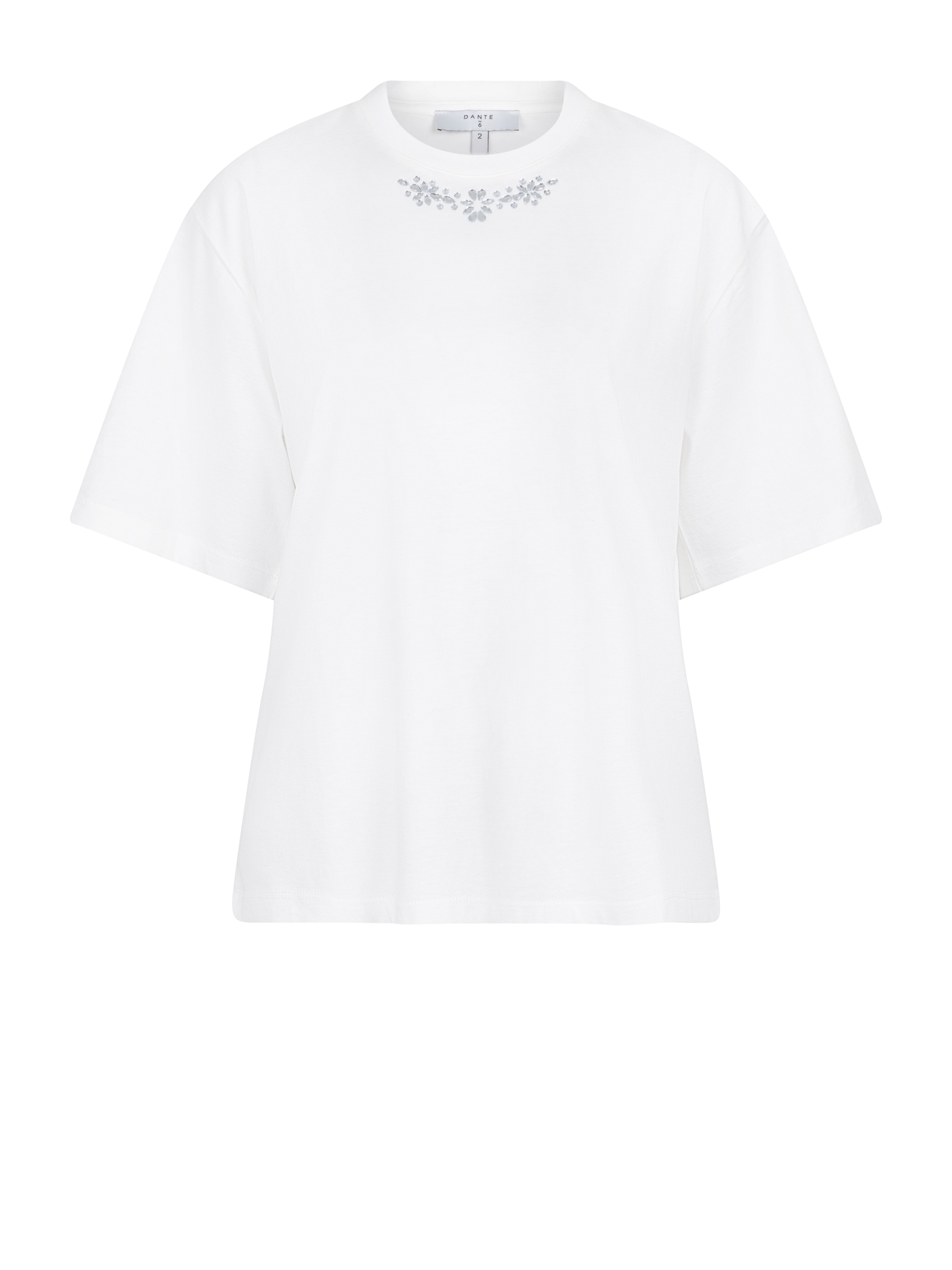 Rylin embellished tee - Milk White
