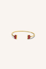 Lotus bracelet - Ruby