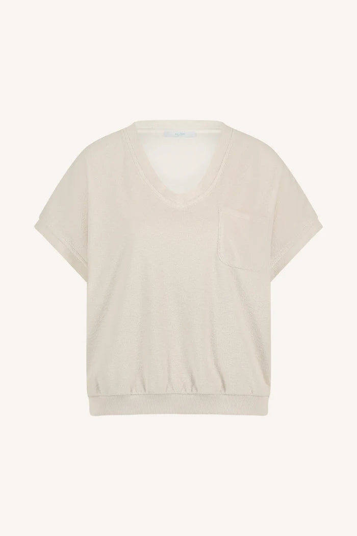 Tyler slub top - Almond