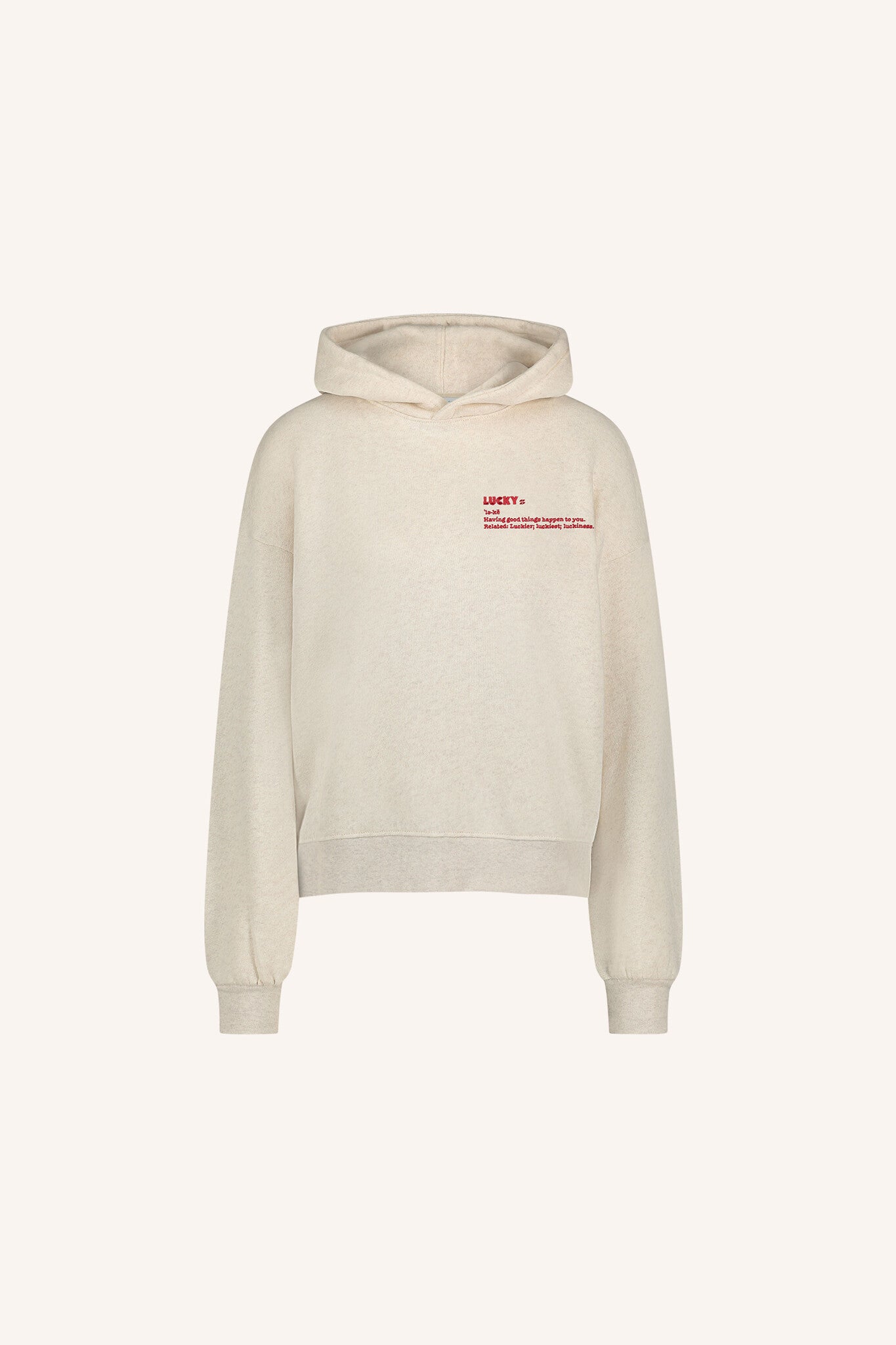 Dictionary hoodie - Oyster melee