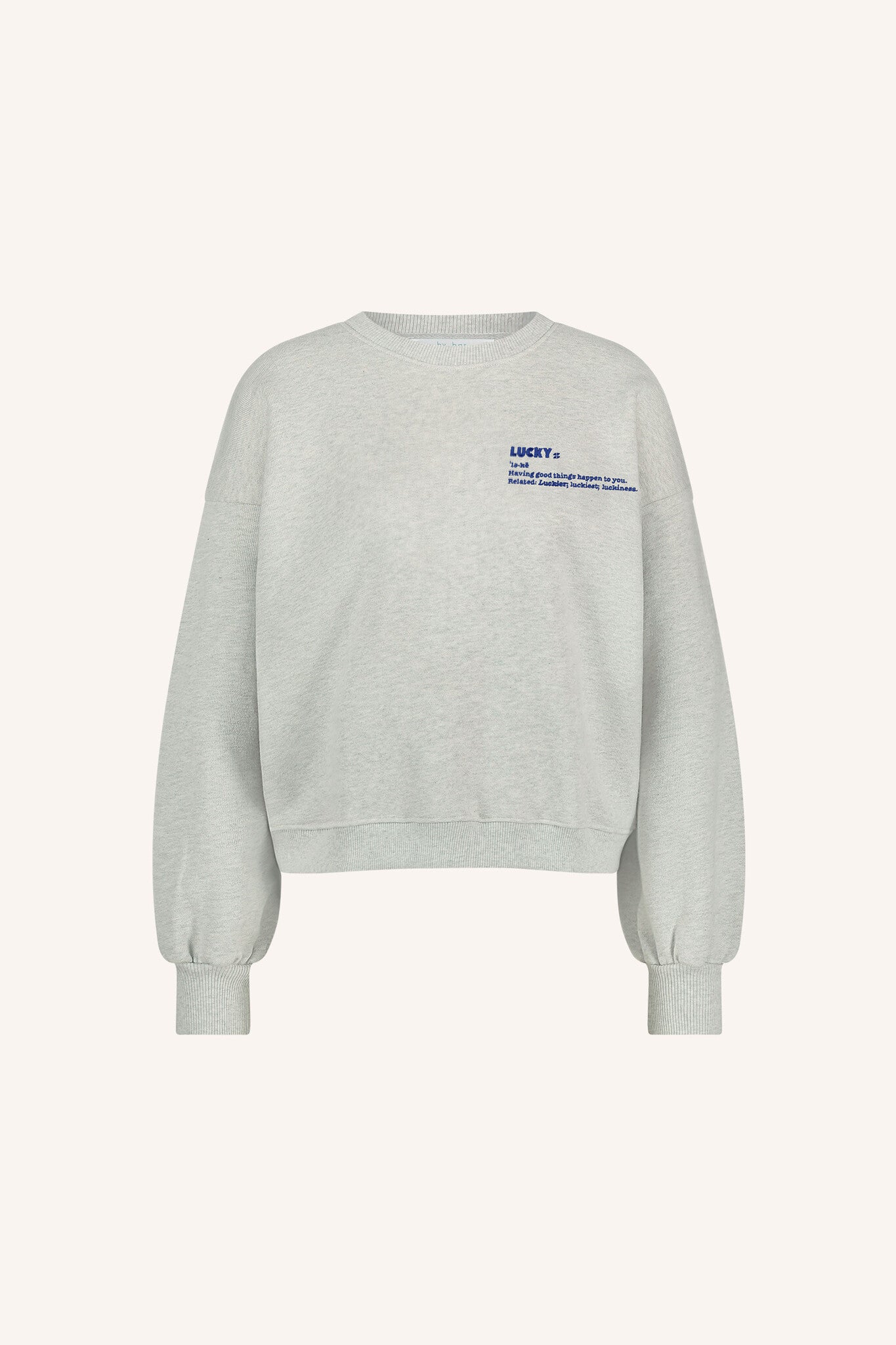Bibi heavy sweater - Light grey melee