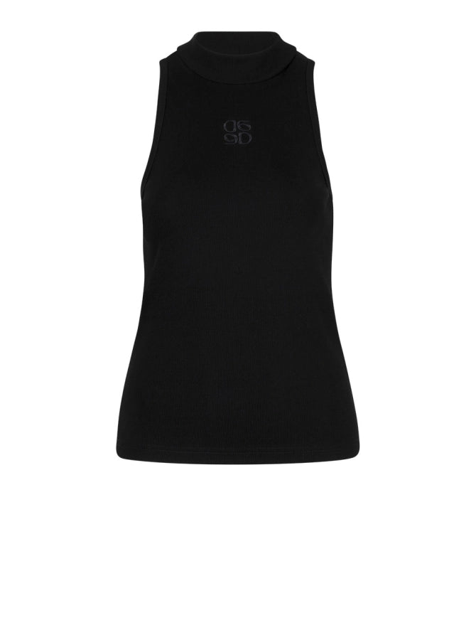Lako mockneck logo tanktop - Raven