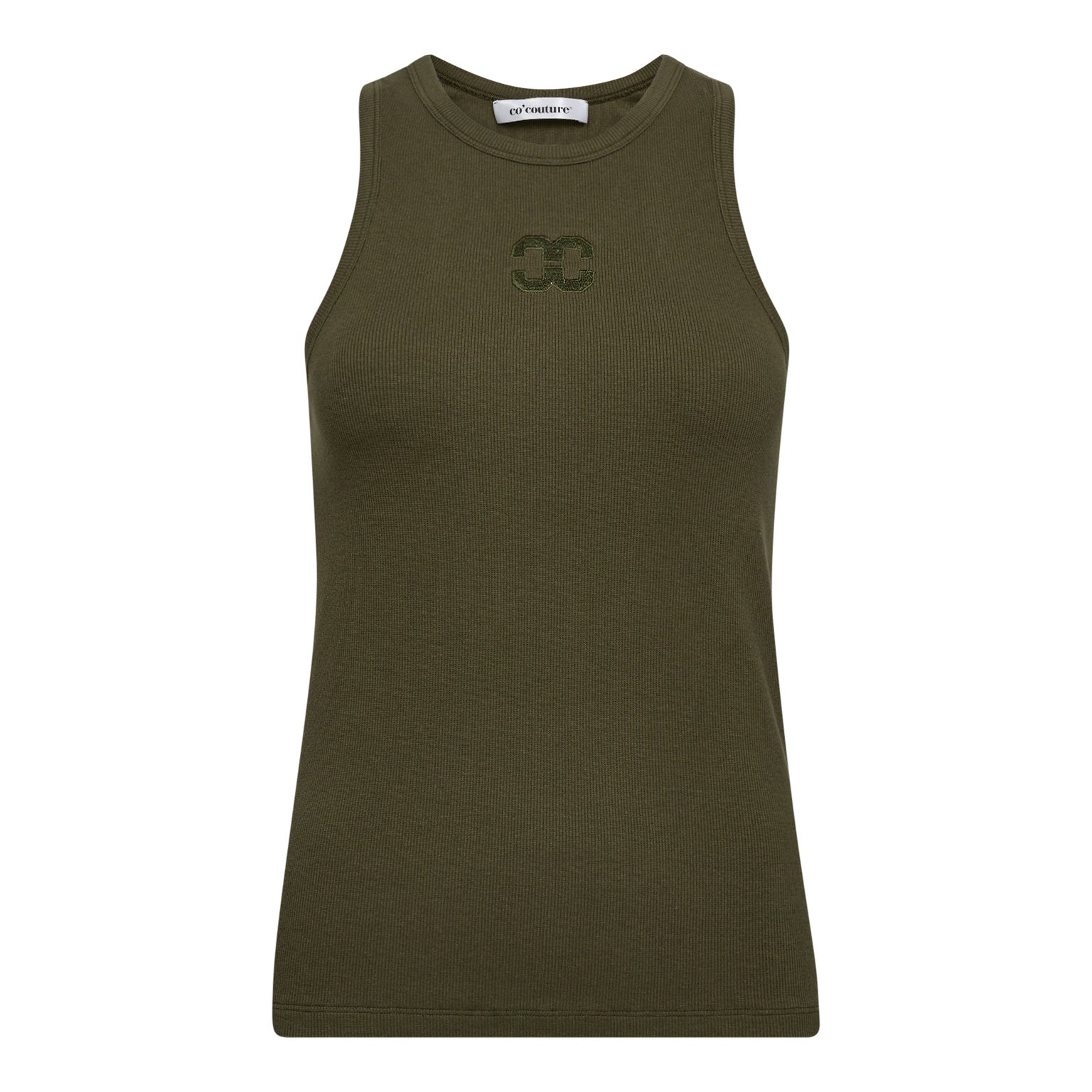 SaharaCC Embroidery Tank Top - Army