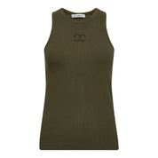 SaharaCC Embroidery Tank Top - Army