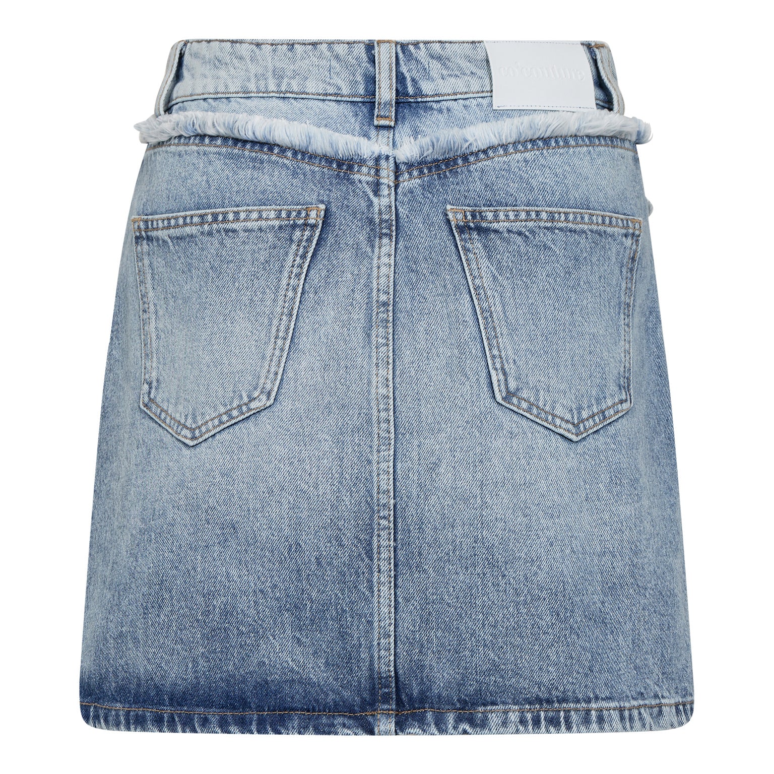 BowieCC Block Skirt - Fade Denim