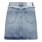 BowieCC Block Skirt - Fade Denim