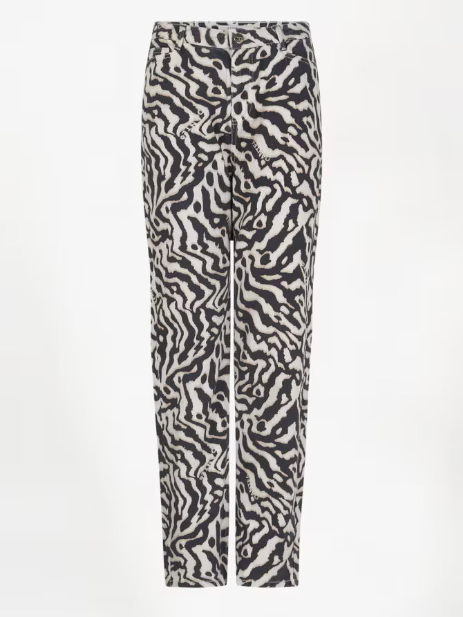 Spotted Straight Leg Jeans