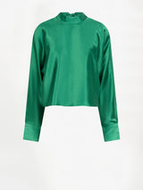 Lorelle satin bow top