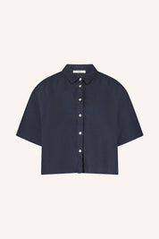 Mara linen blouse - Midnight