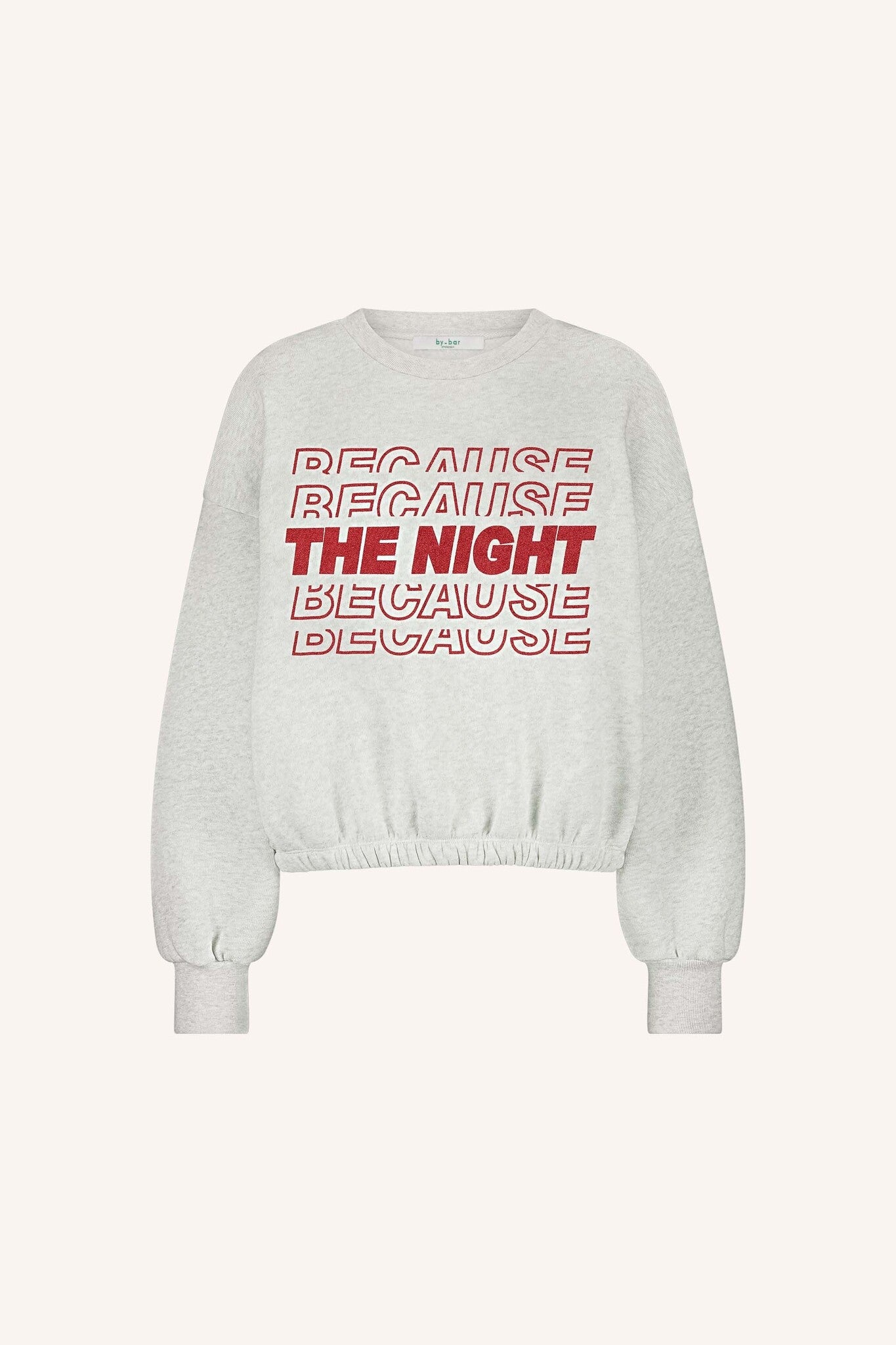 Bodil nights sweater - Light grey melee