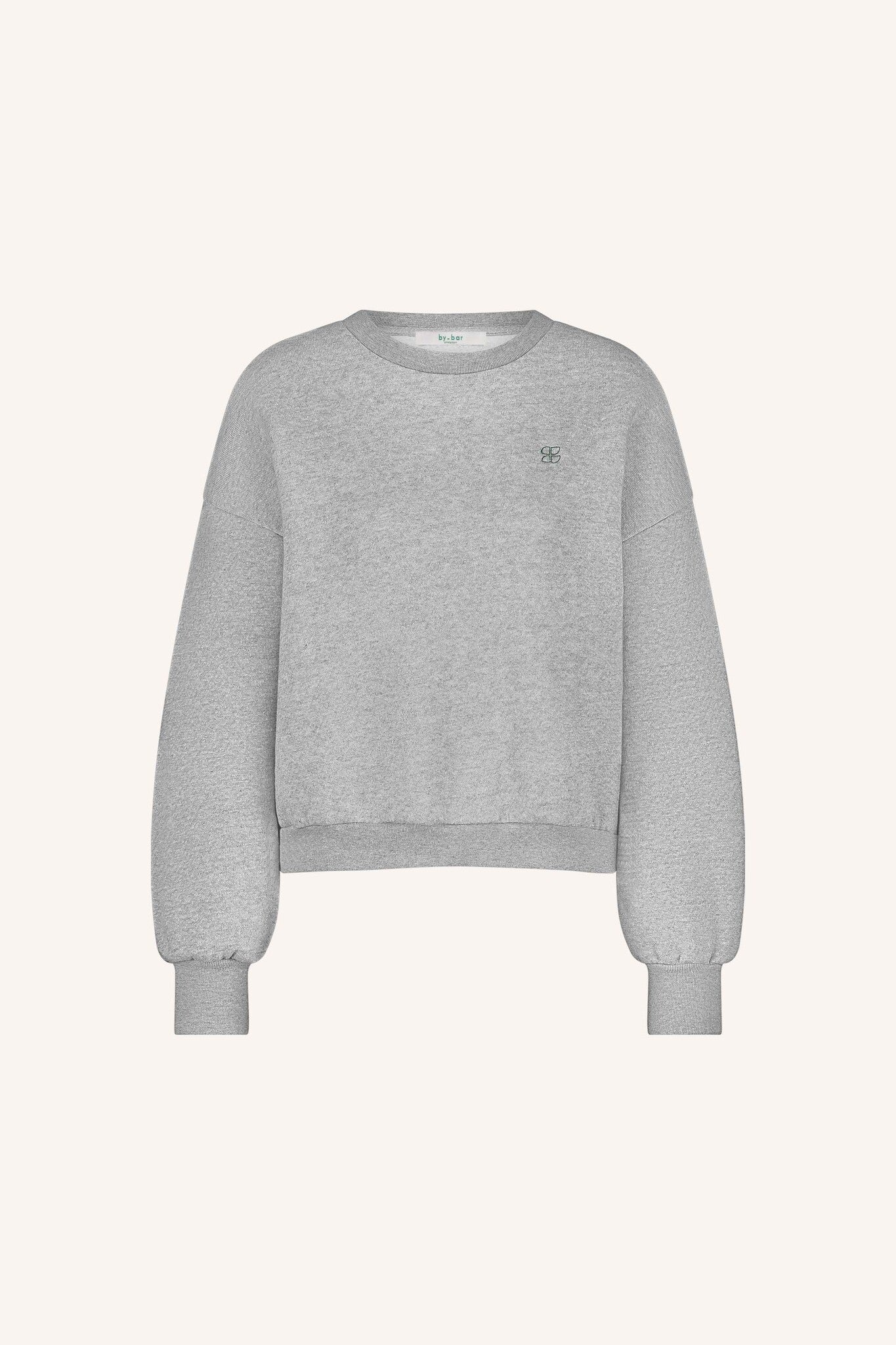 Bibi lucky curve sweater - Grey melee