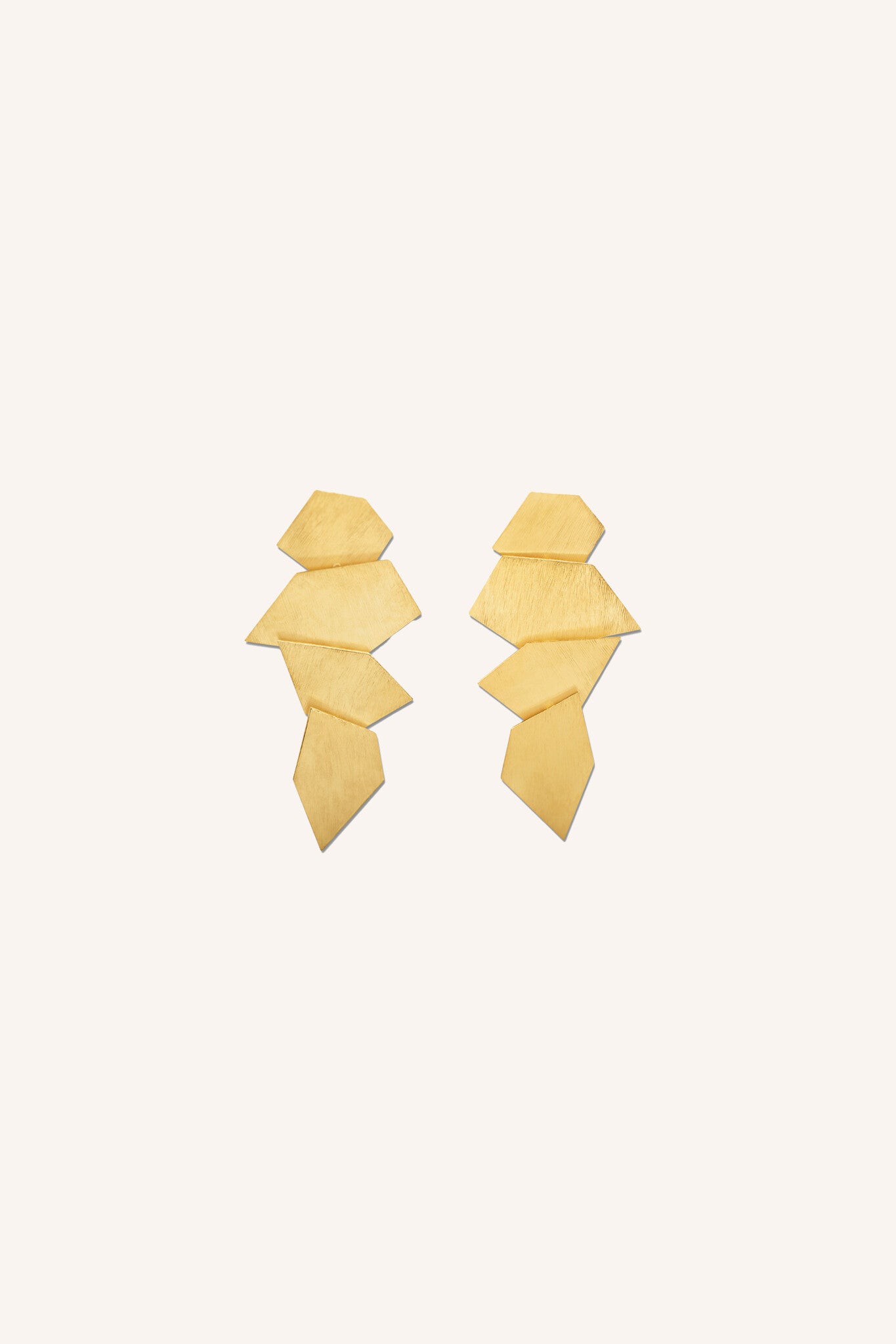 Crystal earring - Gold