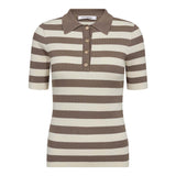 BonnyCC Stripe S/S Polo Knit