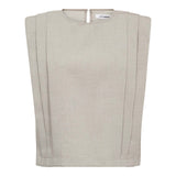MavaCC Padded Pleat Top