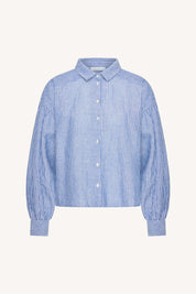 Sarah short linen blouse