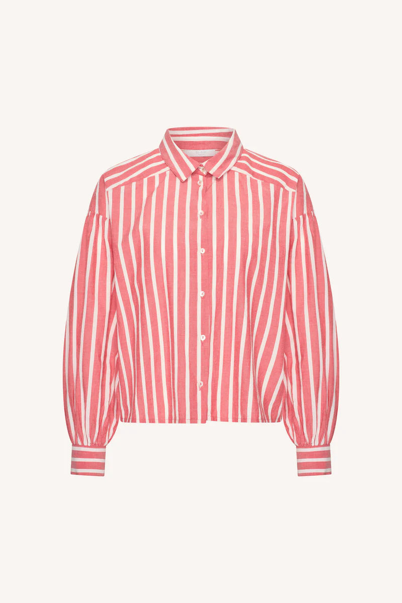 Sarah short stripe blouse