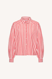 Sarah short stripe blouse