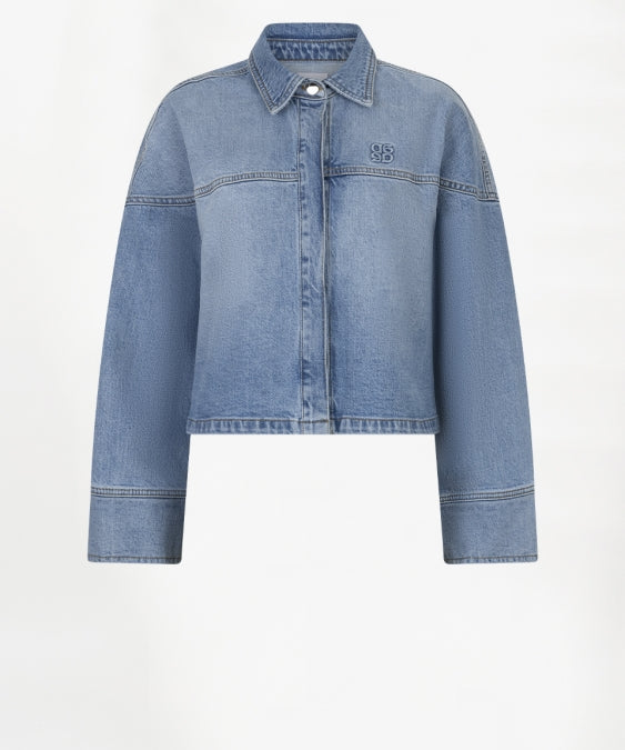 Talisa denim cape shirt voor dames van Dante6