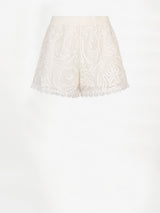 Nive embroidered mesh shorts