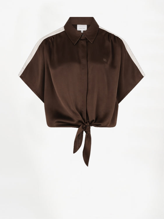 Siren tie knot shirt voor dames van Dante6