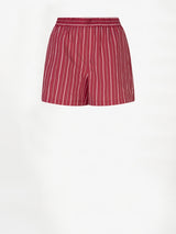 Riven striped shorts