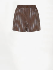 Riven striped shorts