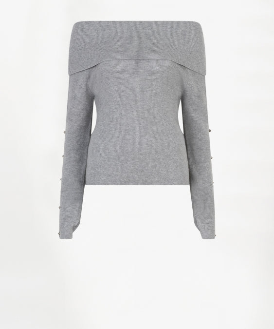 Catani Off-shoulder Sweater met stud details van Dante6