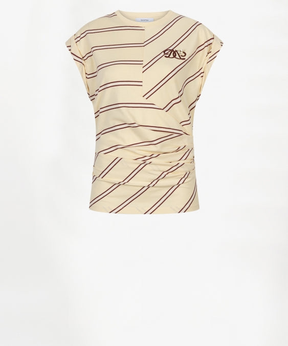 Vesna constructed stripe t-shirt voor dames van Dante6