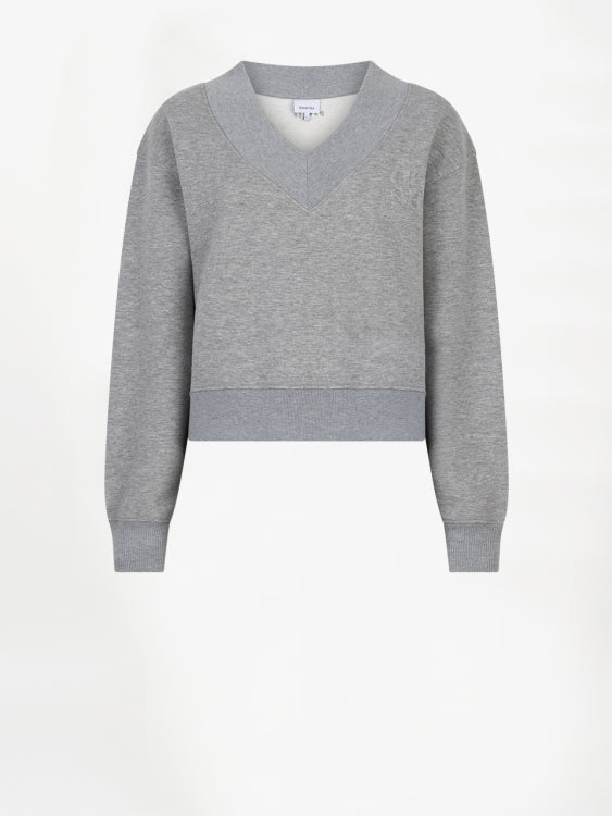 Nox cropped V-neck sweater voor dames van Dante6